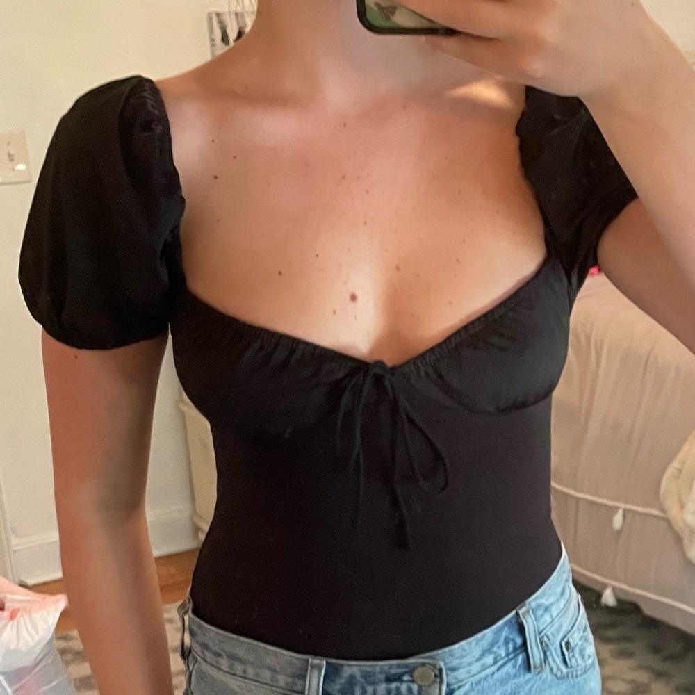 Princess Polly Black Bodysuit